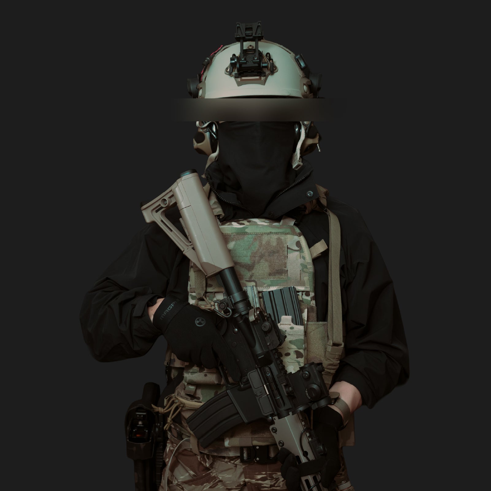SPLIT FIELD BANDANA
